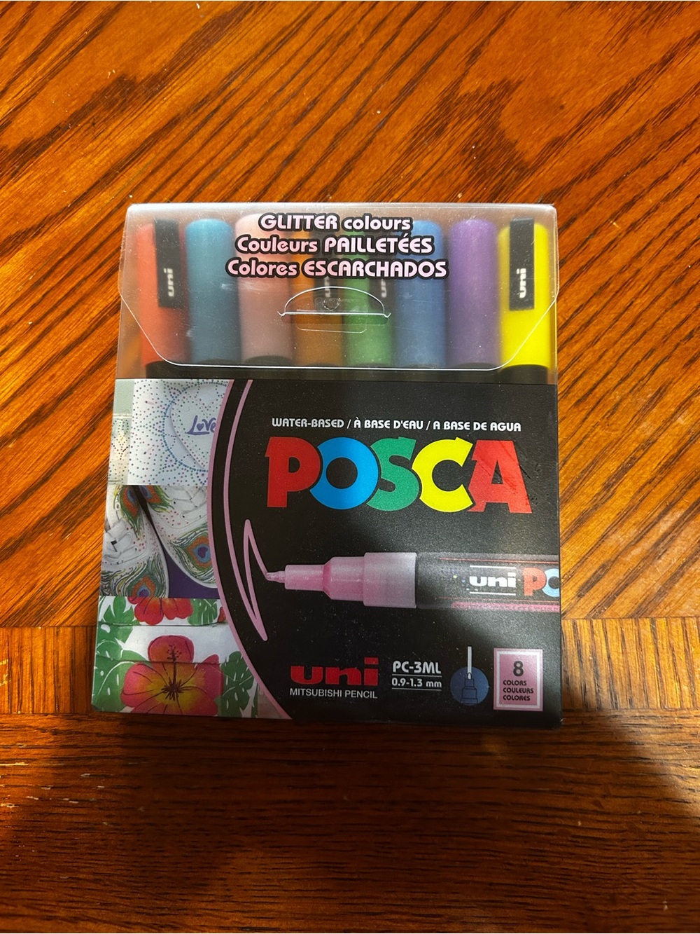 Glitter Colors Marker Set - Assorted Pastel & Bright
